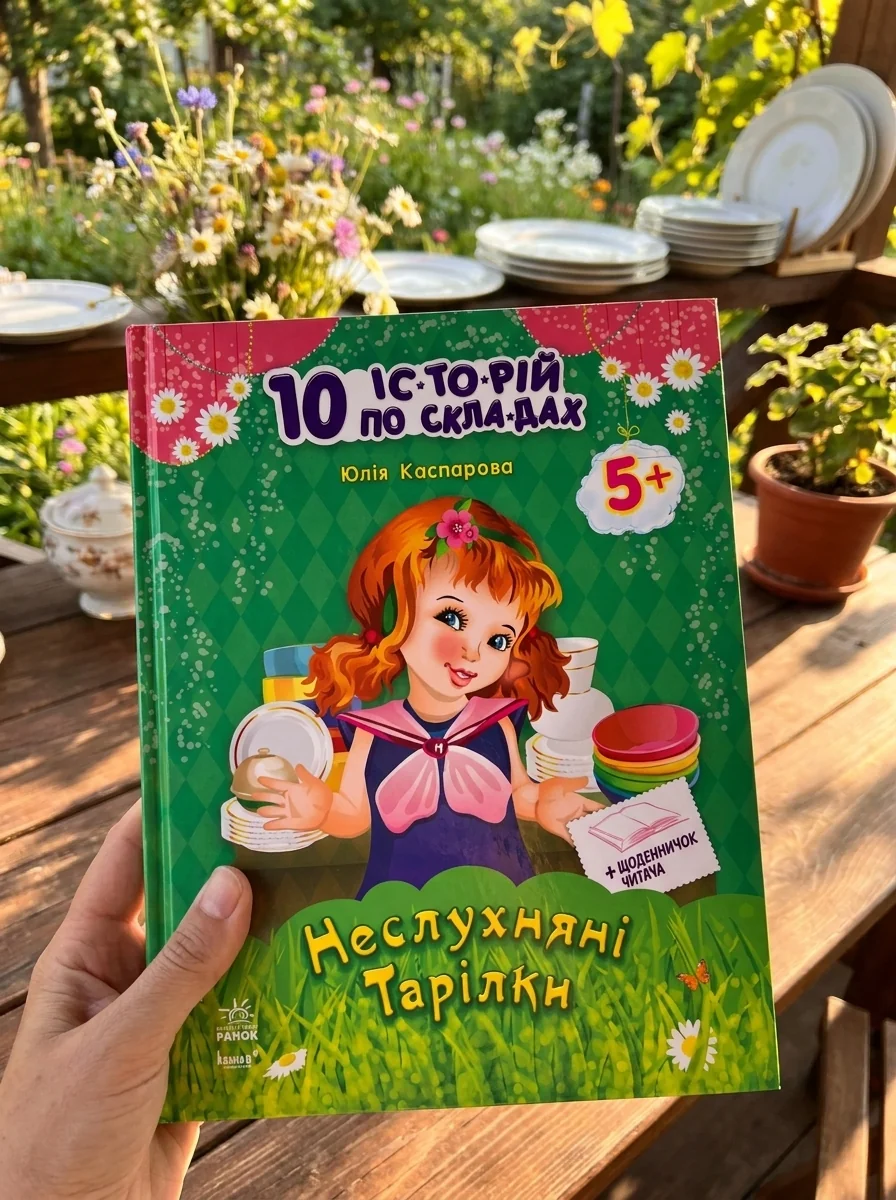 10 іс-то-рій по скла-дах. Неслухняні тарілки. Щоденничок читача. Від 5 років — фото 2