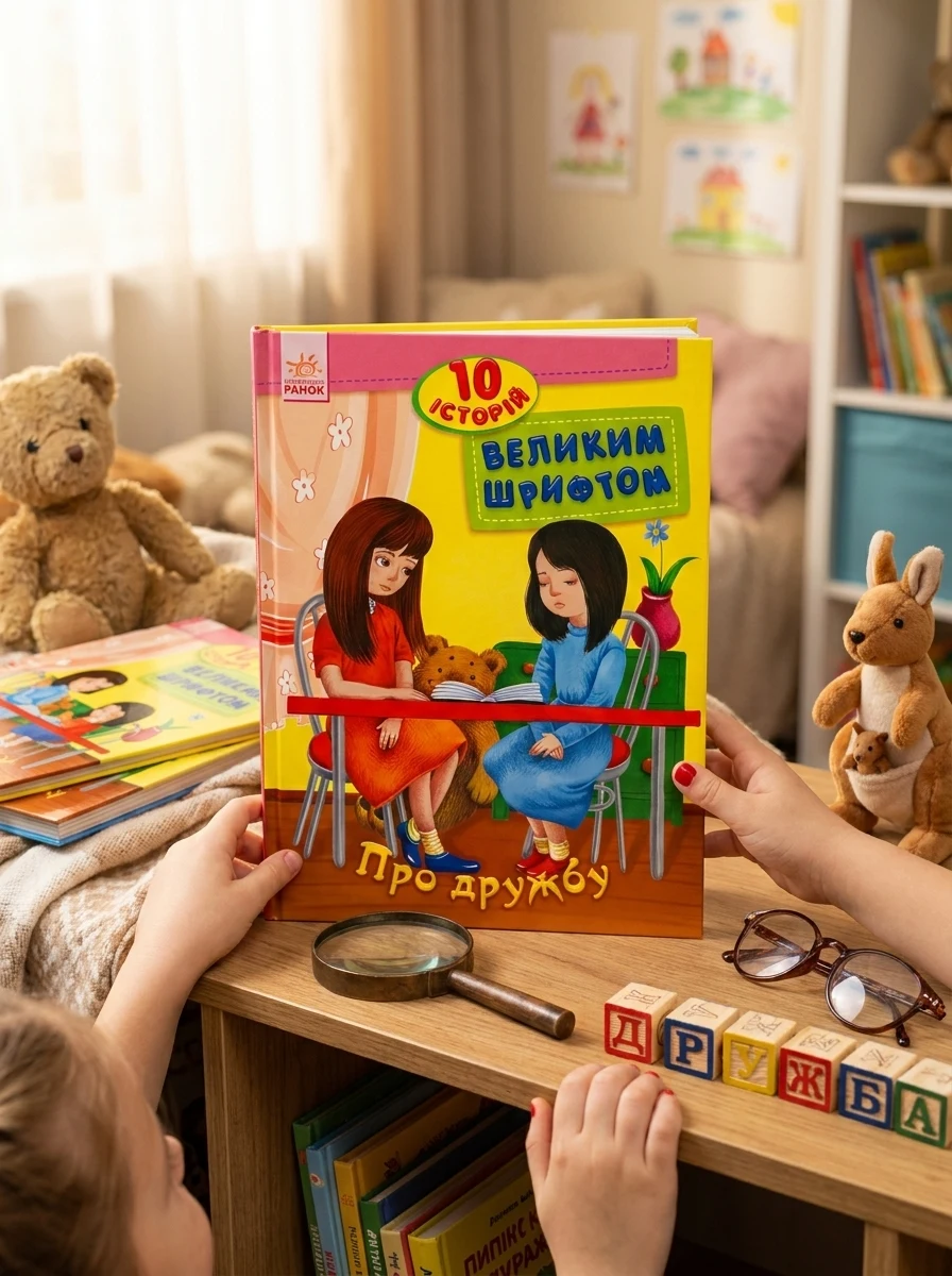 10 історій великим шрифтом. Про дружбу — Дитяча література