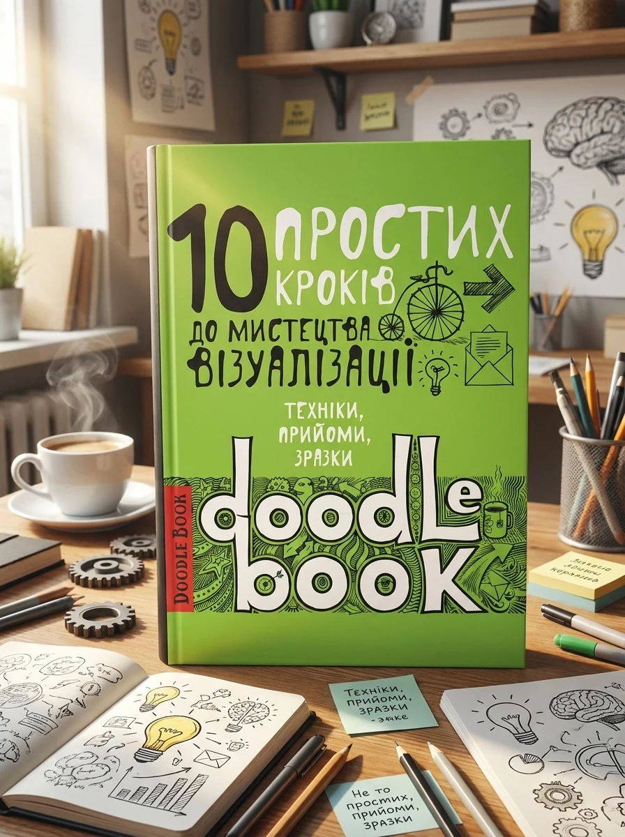 10 простих кроків до мистецтва візуалізації. Чорний DoodleBook, фото 2