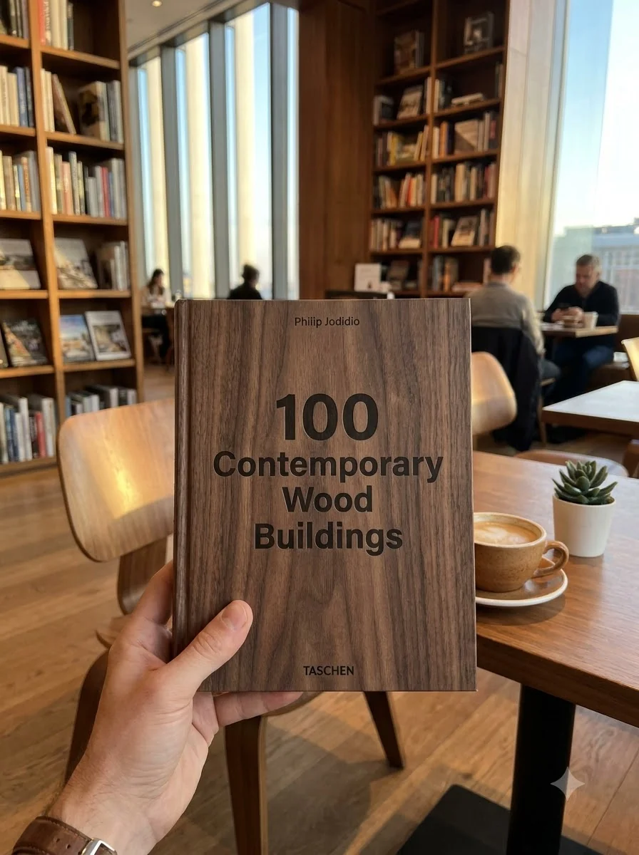 100 Contemporary Wood Buildings — Філіп Жодідіо, обкладинка