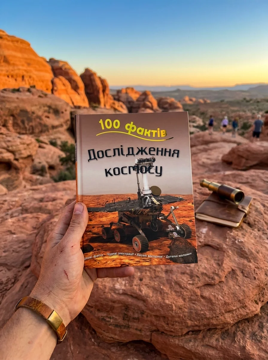 100 фактів про дослідження космосу — Паркер С., обкладинка