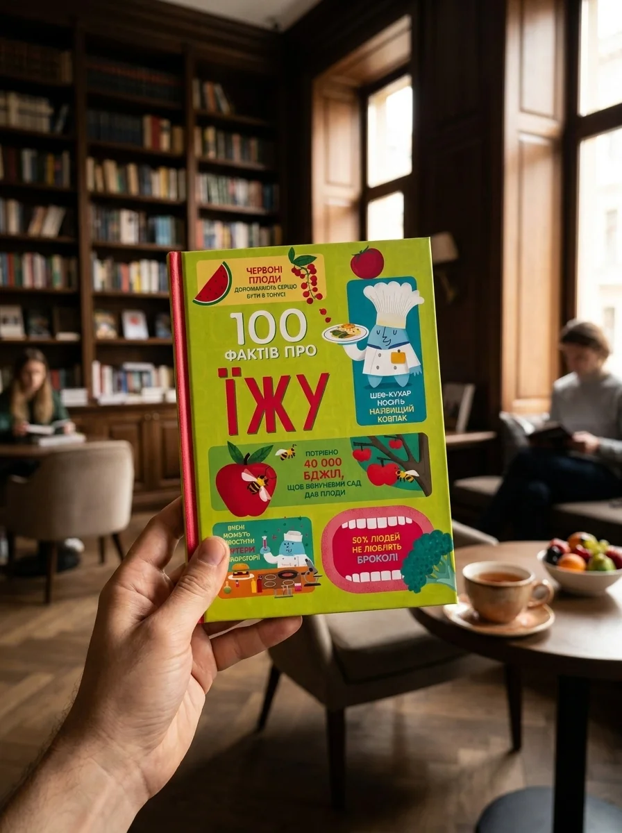 100 фактів про їжу — Дитячі енциклопедії