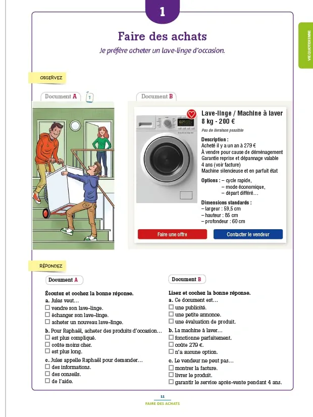 100% FLE A2 Communication essentielle du français Livre + didierfle.app — Марі Гатін, фото 6