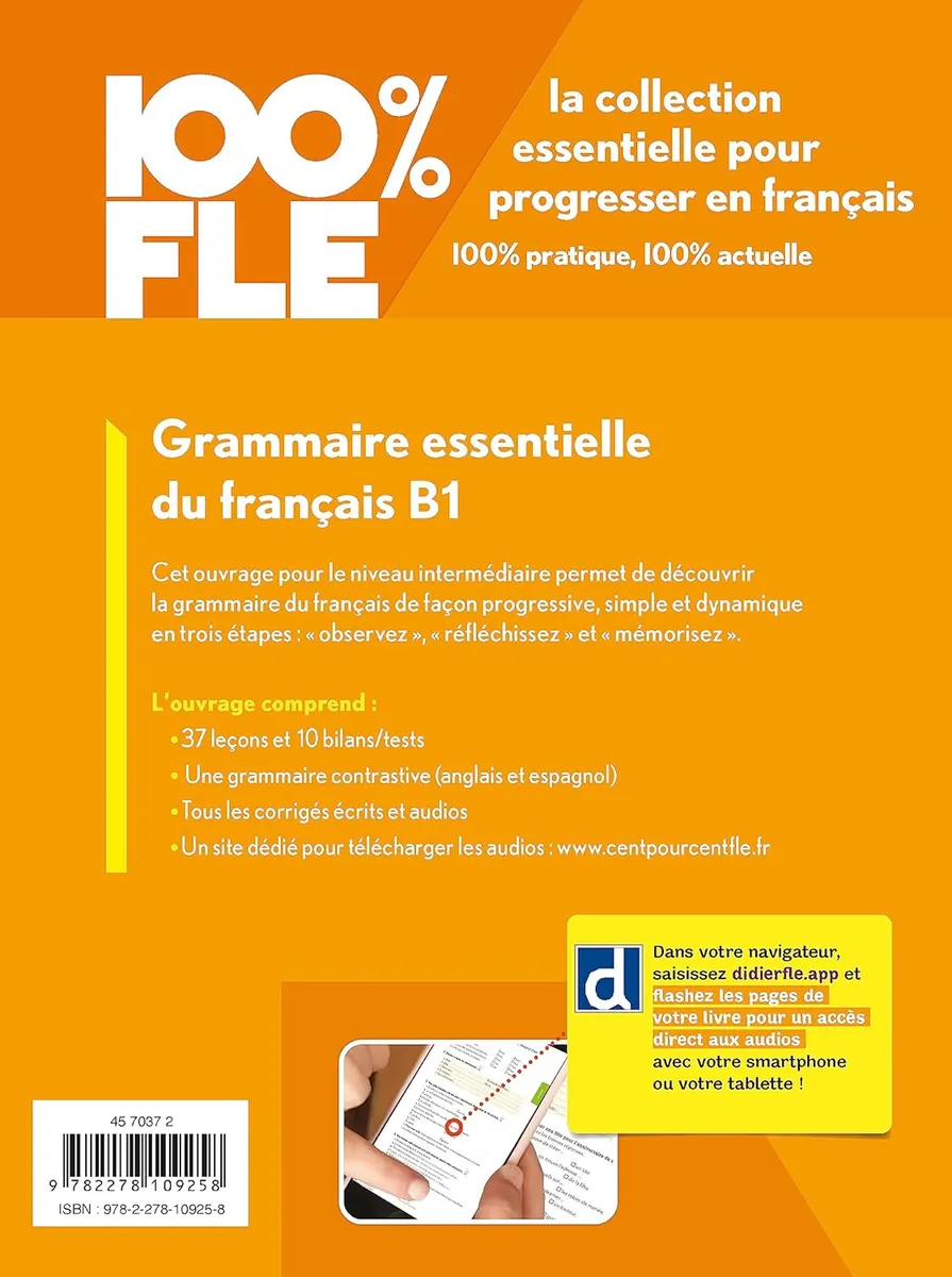 100% FLE B1 Grammaire essentielle du français Livre + didierfle.app — Ів Луазо, фото 4