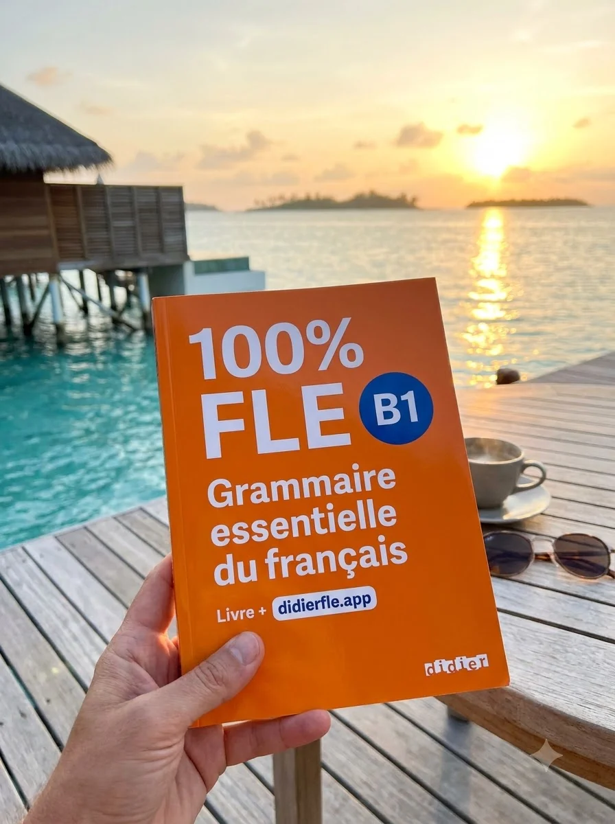 100% FLE B1 Grammaire essentielle du français Livre + didierfle.app — Ів Луазо, обкладинка