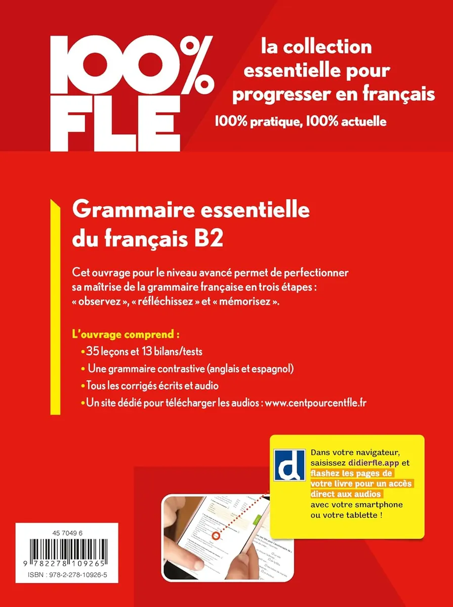 100% FLE B2 Grammaire essentielle du français Livre + didierfle.app — Ів Луазо, фото 4