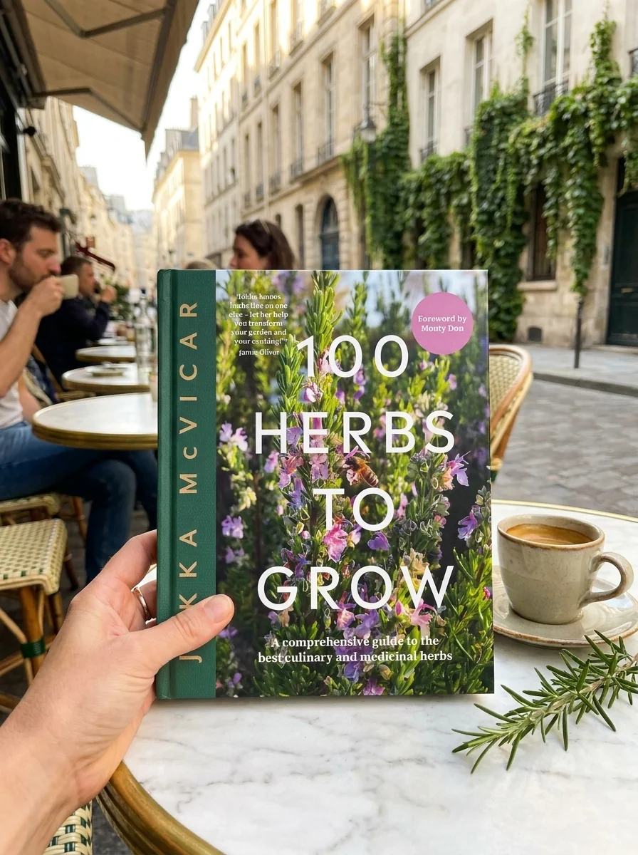 100 Herbs To Grow — Jekka McVicar, обкладинка