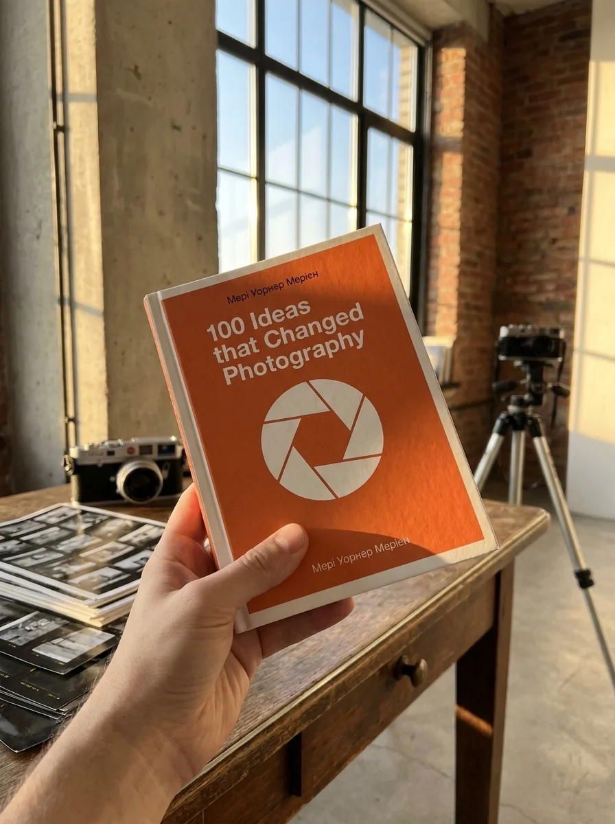 100 Ideas that Changed Photography — Мері Уорнер Мерієн, обкладинка