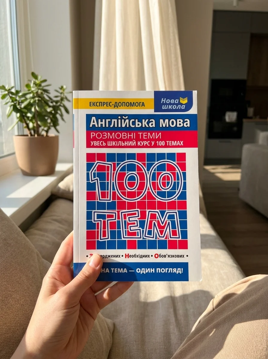 100 тем. Англійська мова. Розмовні теми — Розвивальні книги