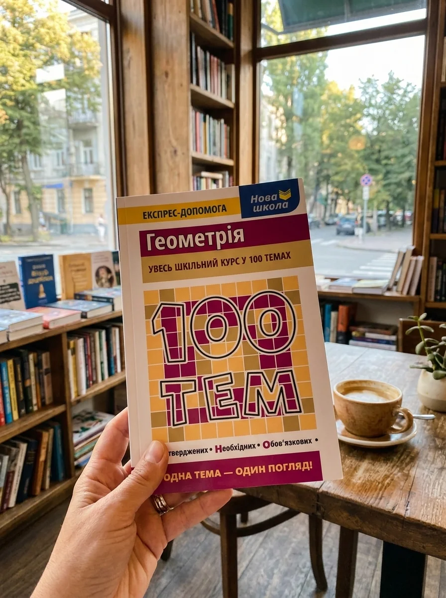 100 тем. Геометрія — Розвивальні книги