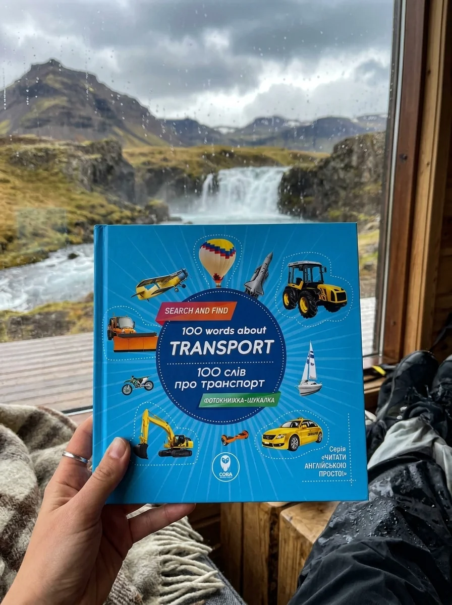 100 words about transport / 100 слів про транспорт — Розвивальні книги