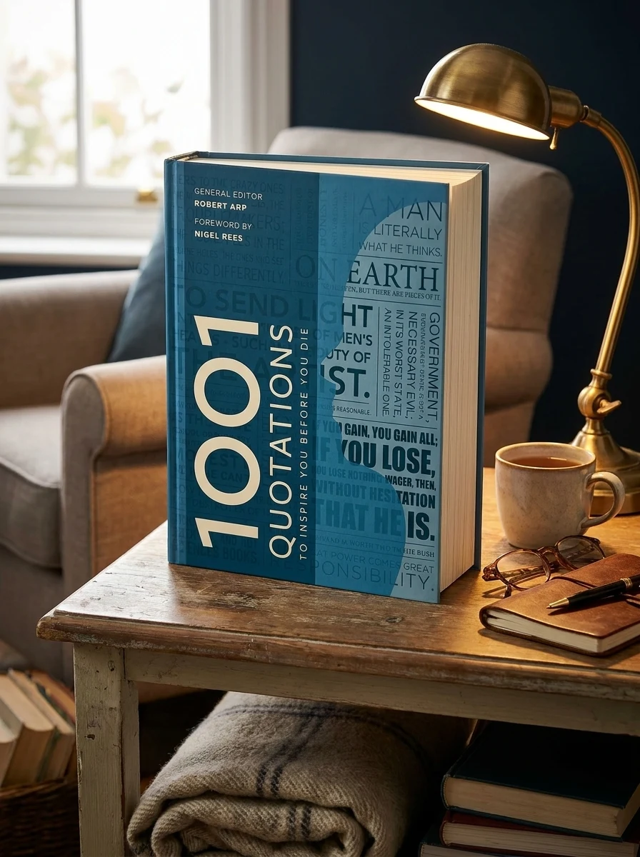 1001 Quotations to inspire you before you die — Роберт Арп, обкладинка