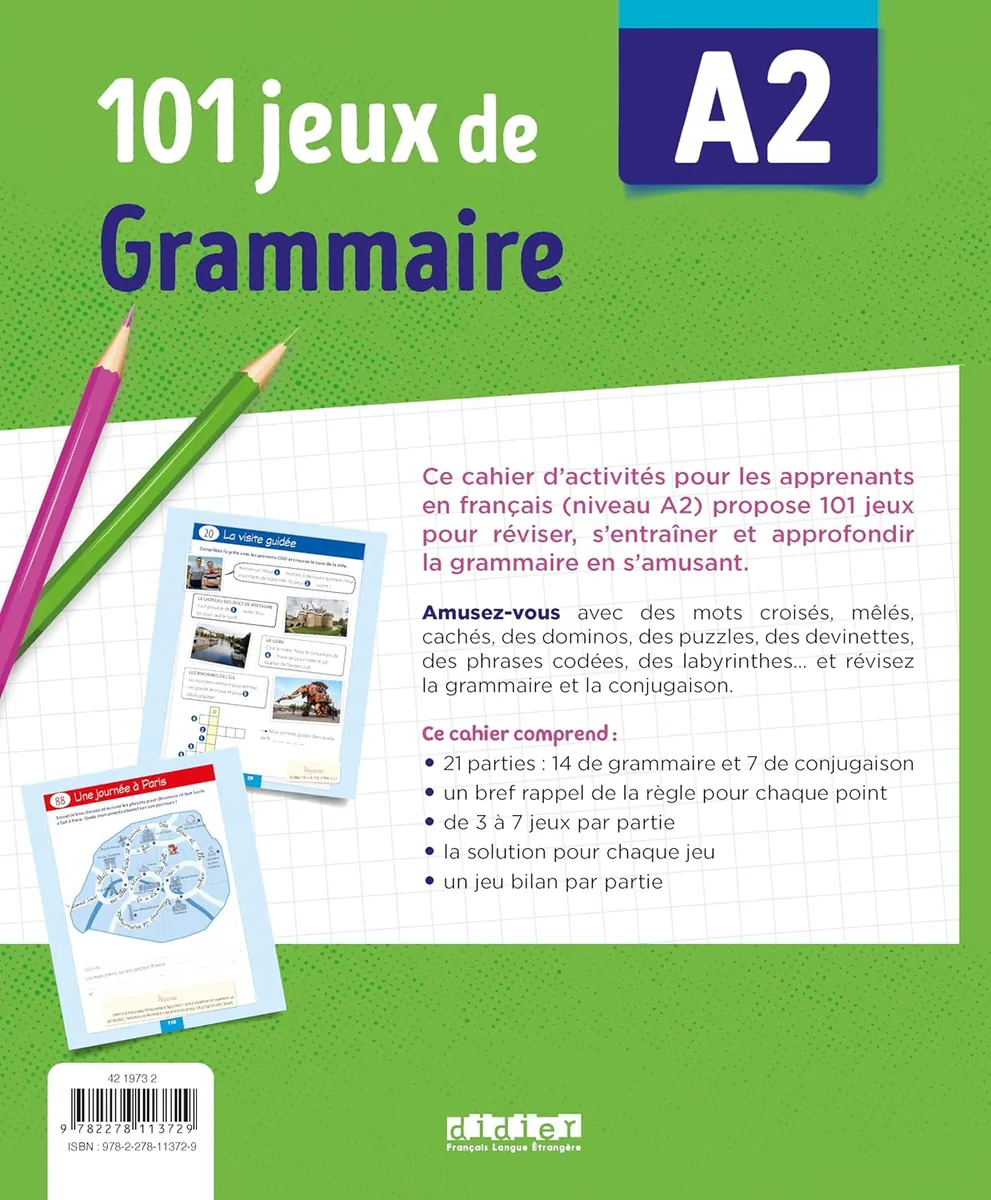 101 Jeux De FLE A2 Grammaire — Віолетта Петітменгін, фото 4