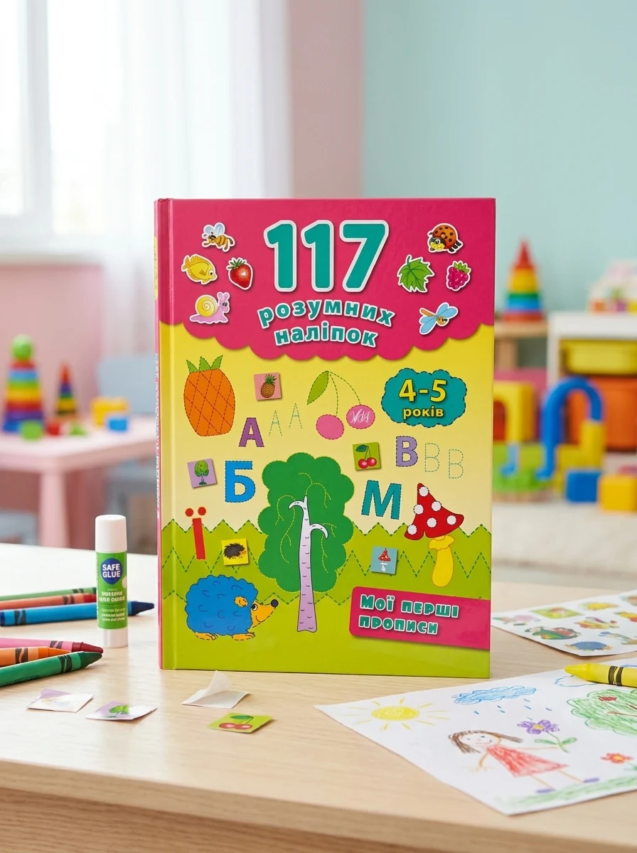 117 розумних наліпок. Мої перші прописи. 4-5 років — Вивчення мов
