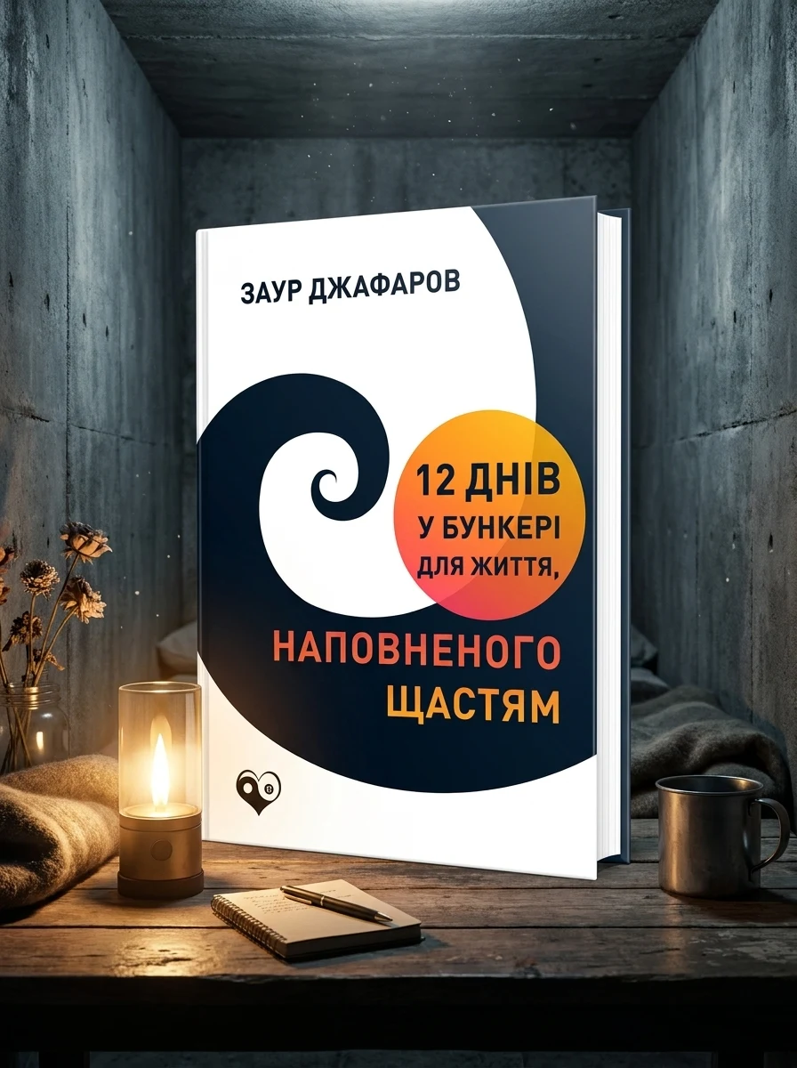 12 днів у бункері для життя, наповненого щастям — Заур Джафаров, обкладинка