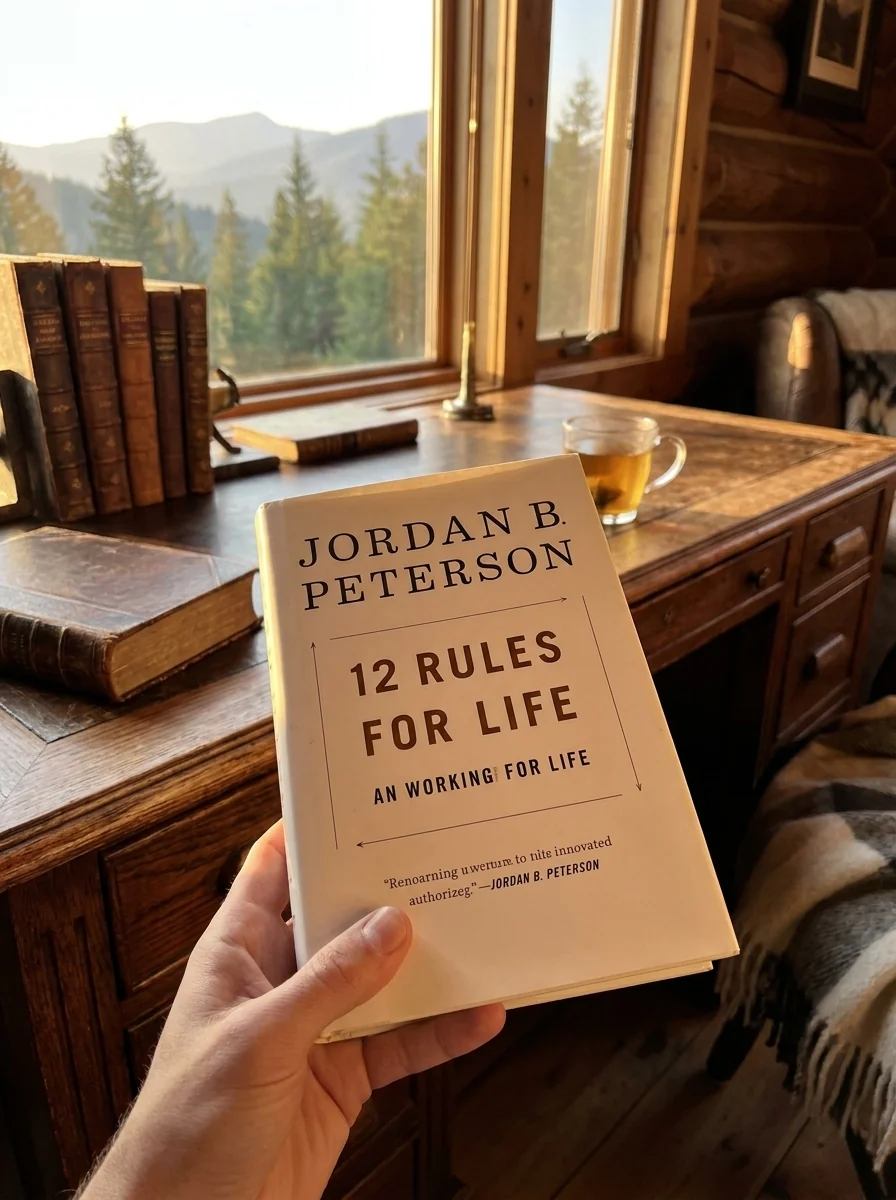 12 Rules for Life — Джордан Пітерсон, обкладинка