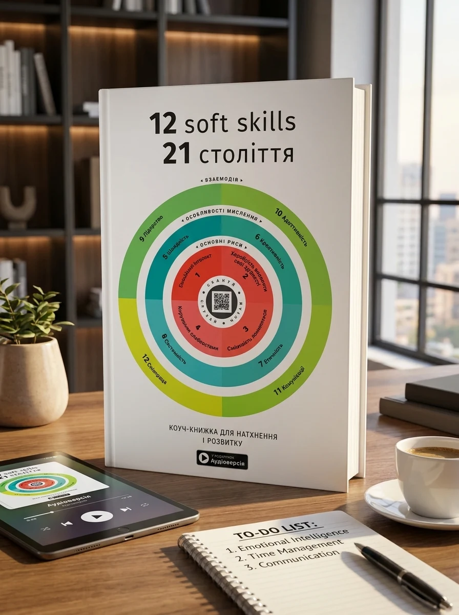 12 soft skills 21 століття. Коуч-книжка для натхнення і розвитку. Збірник самарі українською мовою — фото 2