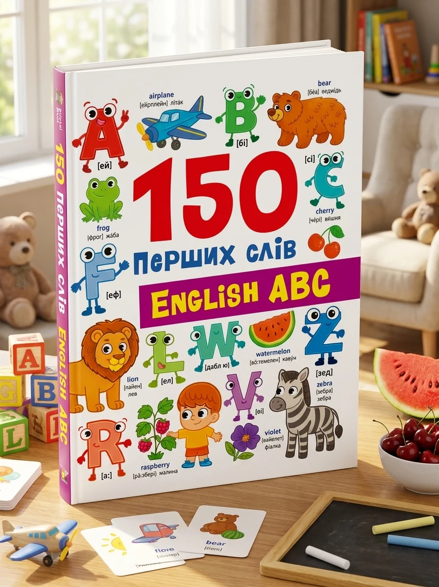 150 перших слів. English ABC — Вивчення мов