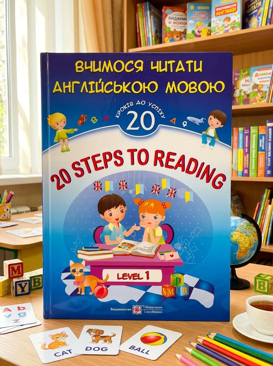 20 Steps to Reading: Level 1. Вчимося читати англійською мовою. 20 кроків до успіху. Рівень 1