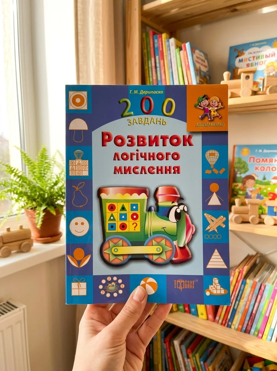 200 завдань. Розвиток логічного мислення — Розвивальні книги