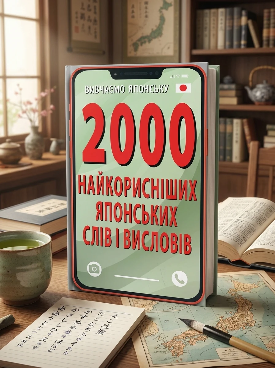 2000 найкорисніших японських слів і висловів, обкладинка
