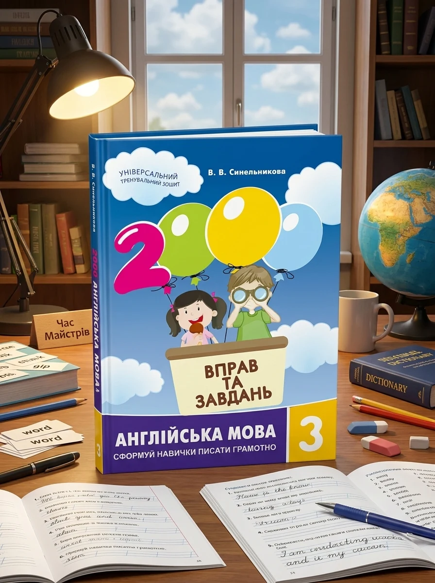 2000 вправ та завдань. Англійська мова 3 кл. — Вивчення мов