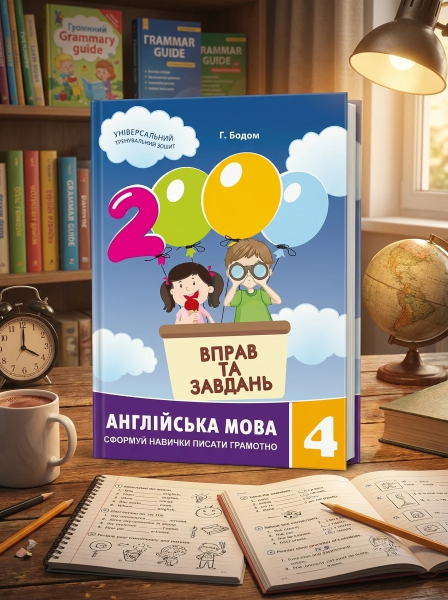 2000 вправ та завдань. Англійська мова 4 кл. — Вивчення мов