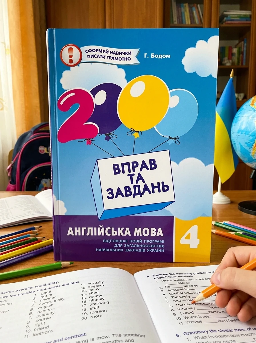 2000 вправ та завдань. Англійська мова. 4 клас — Віра Синельникова, фото 2