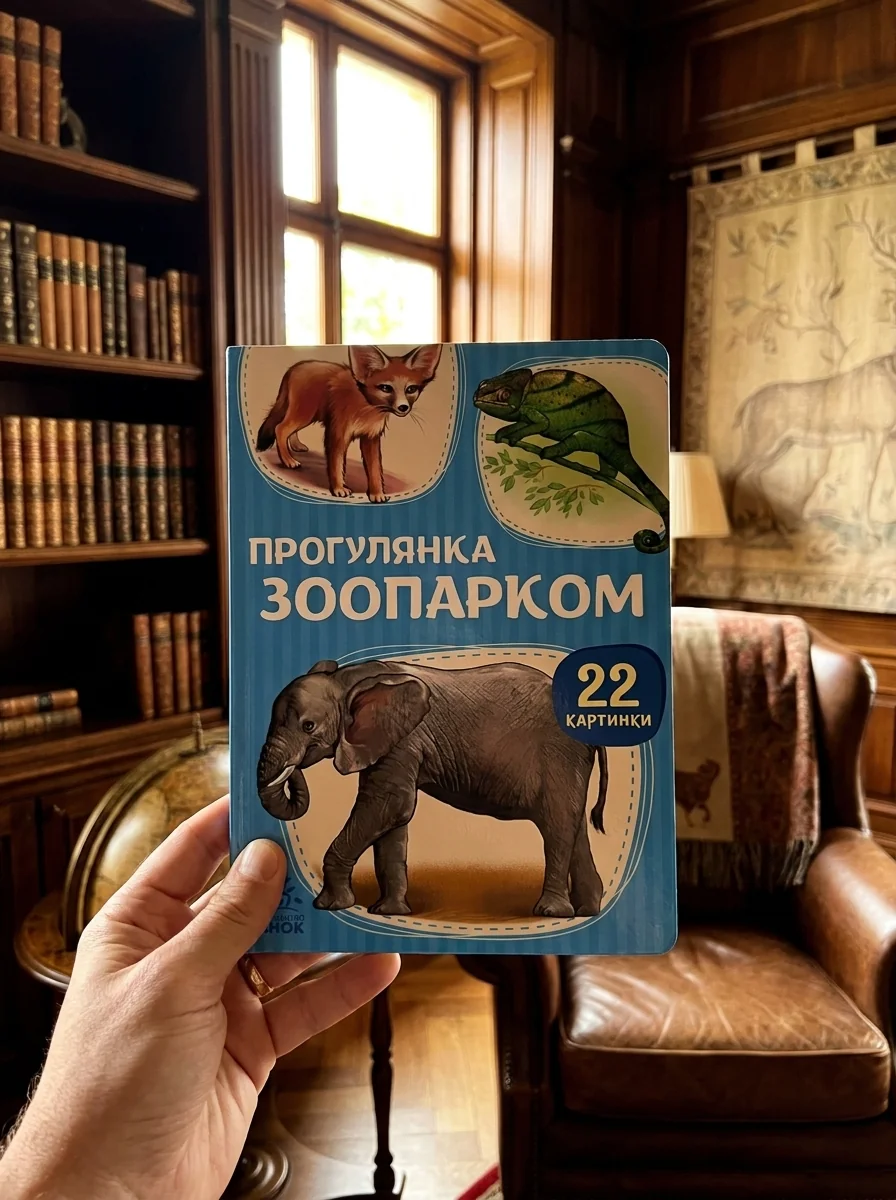 22 картинки. Прогулянка зоопарком — Дитяча література