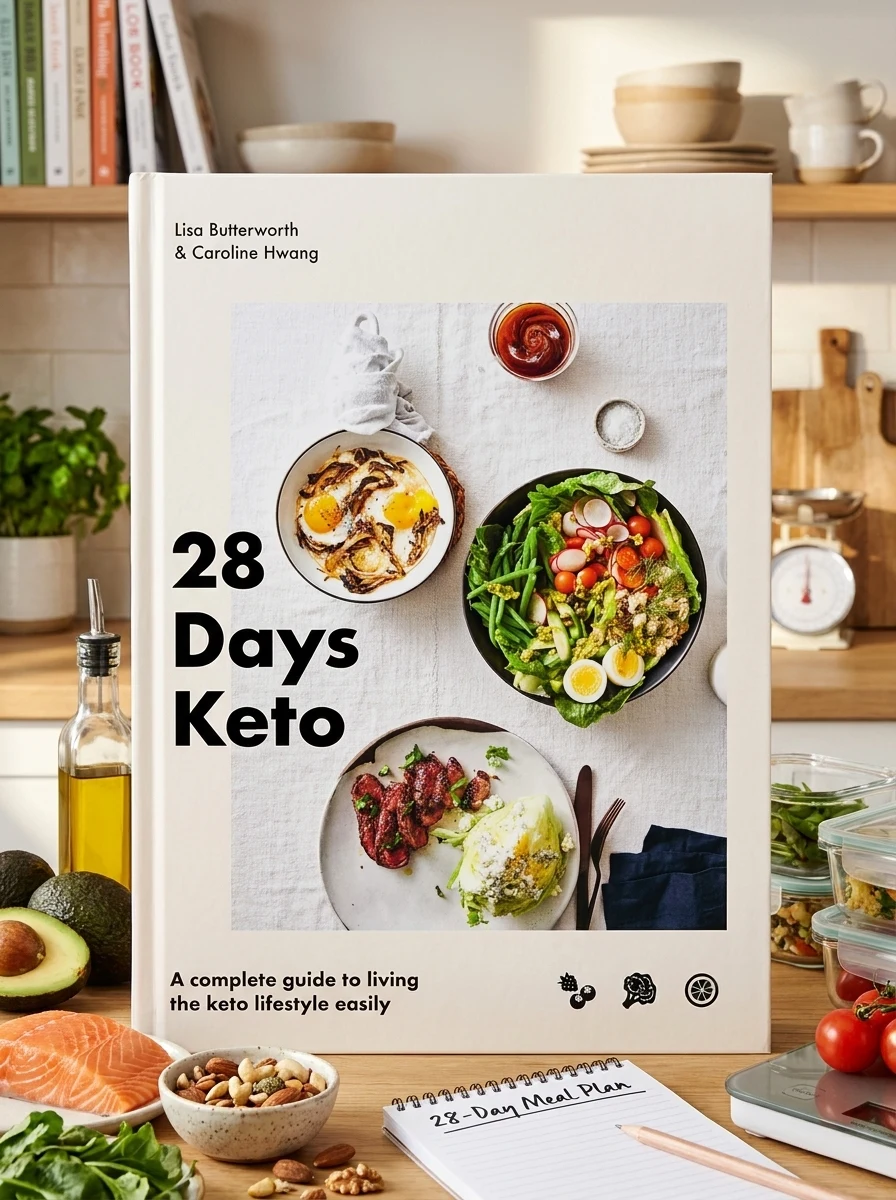 28 Days Keto. A complete guide to living the keto lifestyle easily