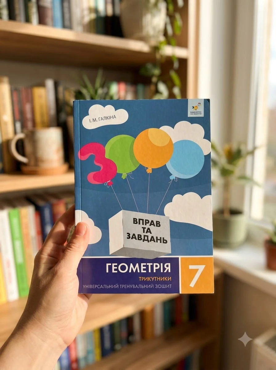 Геометрія 7 клас. Трикутники — Книги для школи