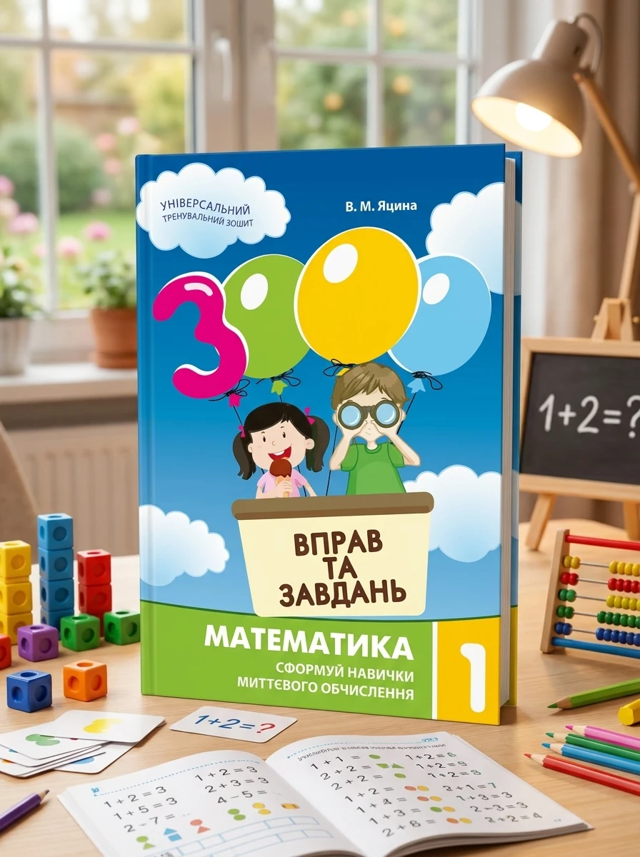 3000 вправ та завдань. Математика 1 клас — Дитяча література