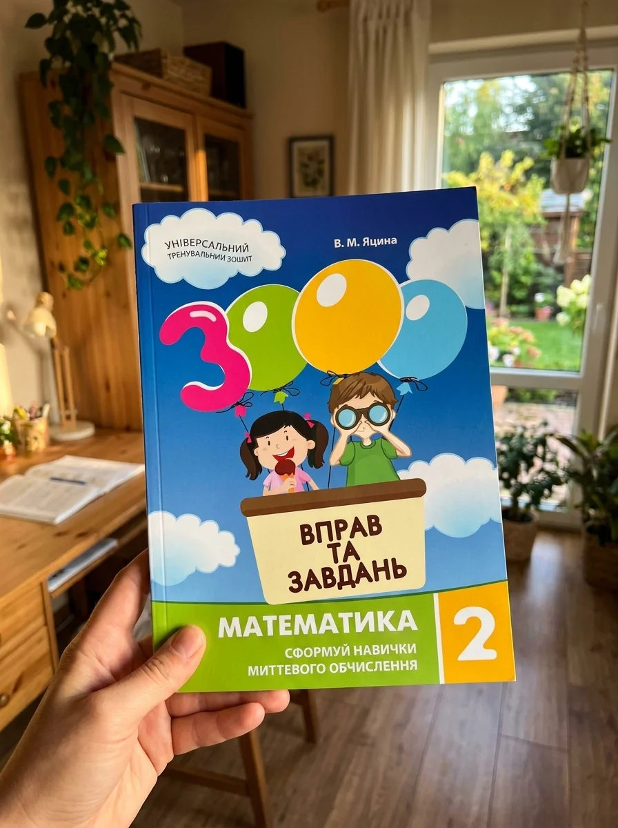 3000 вправ та завдань. Математика 2 клас — Валентина Яцина, обкладинка