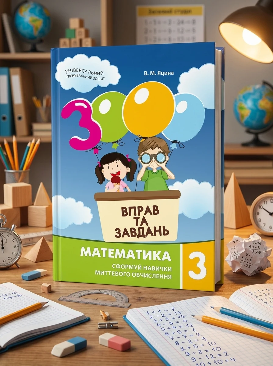 3000 вправ та завдань. Математика 3 клас — Дитяча література
