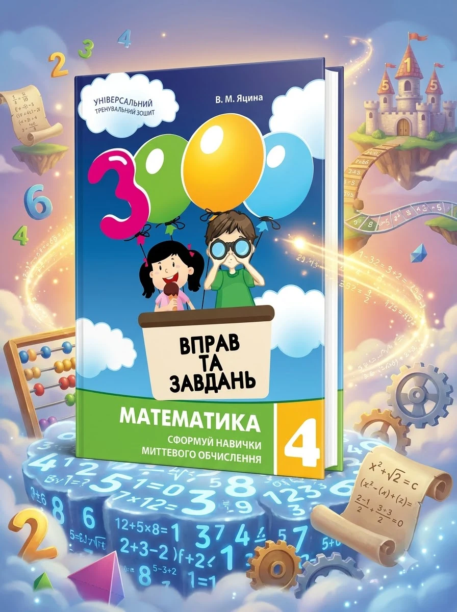 3000 вправ та завдань. Математика. 4 клас — Книги