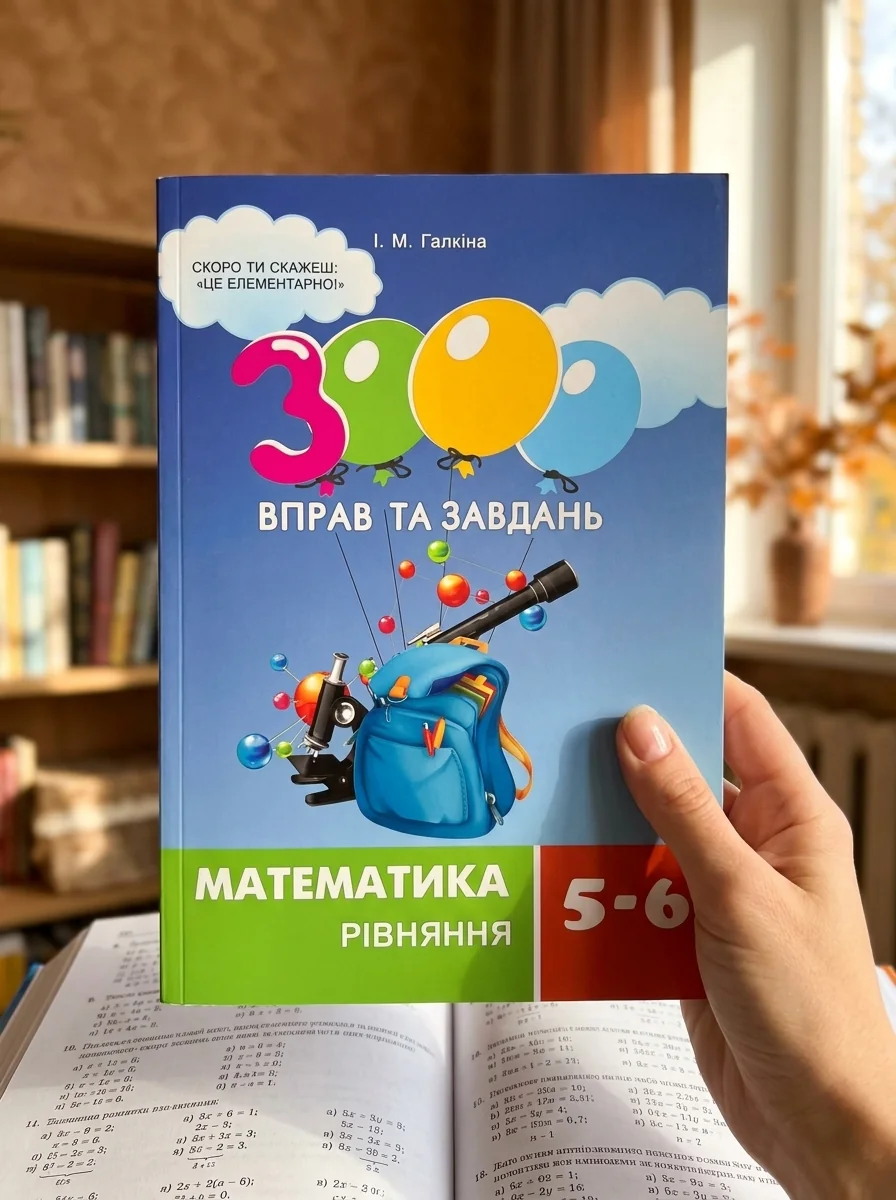 3000 вправ та завдань. Математика. 5-6 класи. Рівняння — Книги для школи