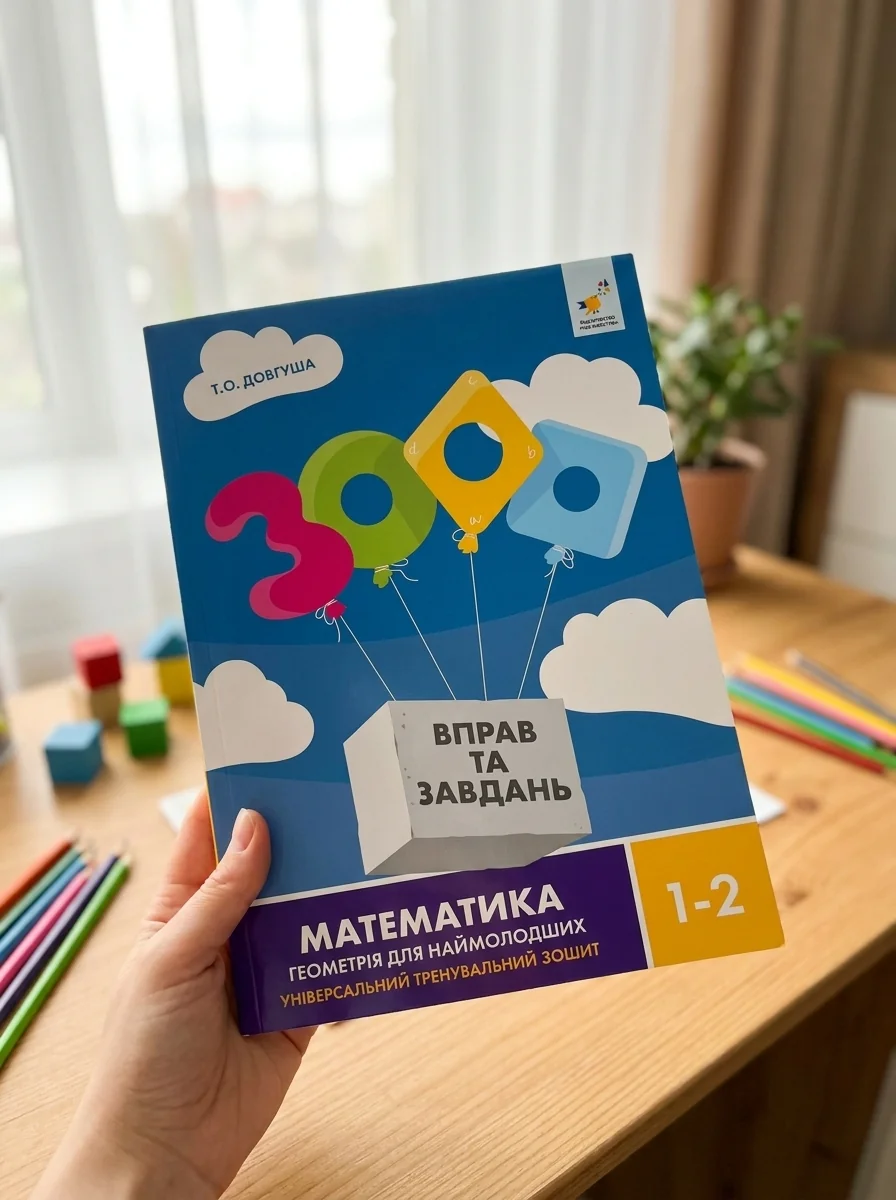 3000 вправ та завдань. Математика. Геометрія для наймолодших. 1-2 клас — фото 2