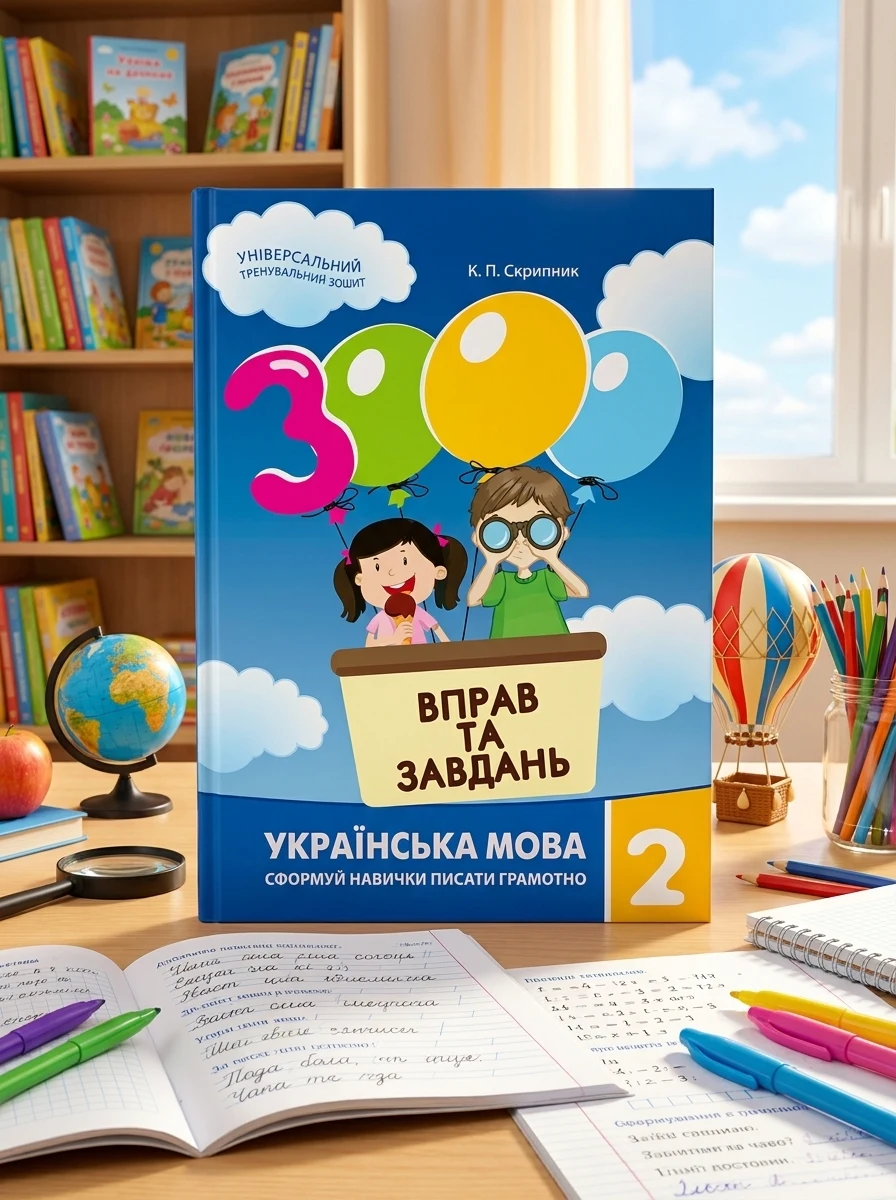 3000 вправ та завдань. Українська мова 2 кл. — Вивчення мов