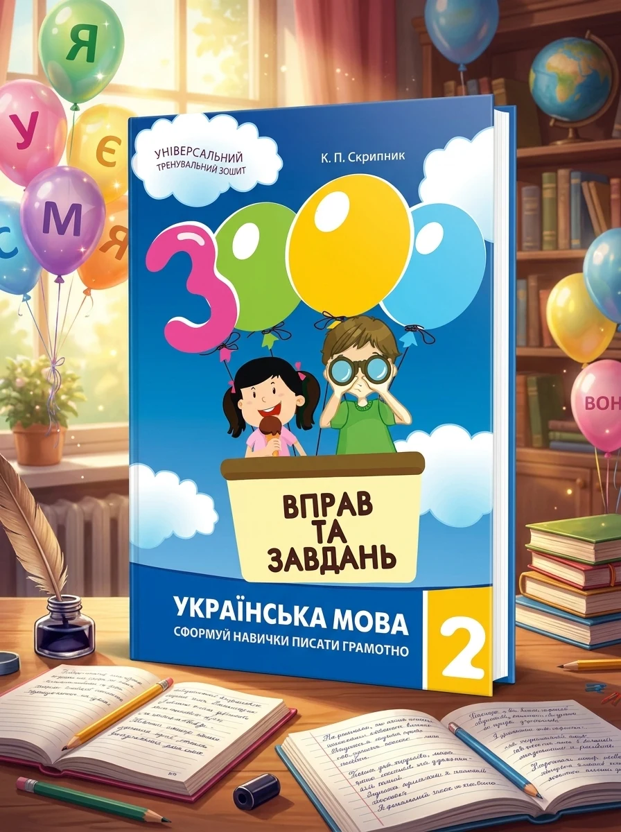 3000 вправ та завдань. Українська мова. 2 клас — Книги