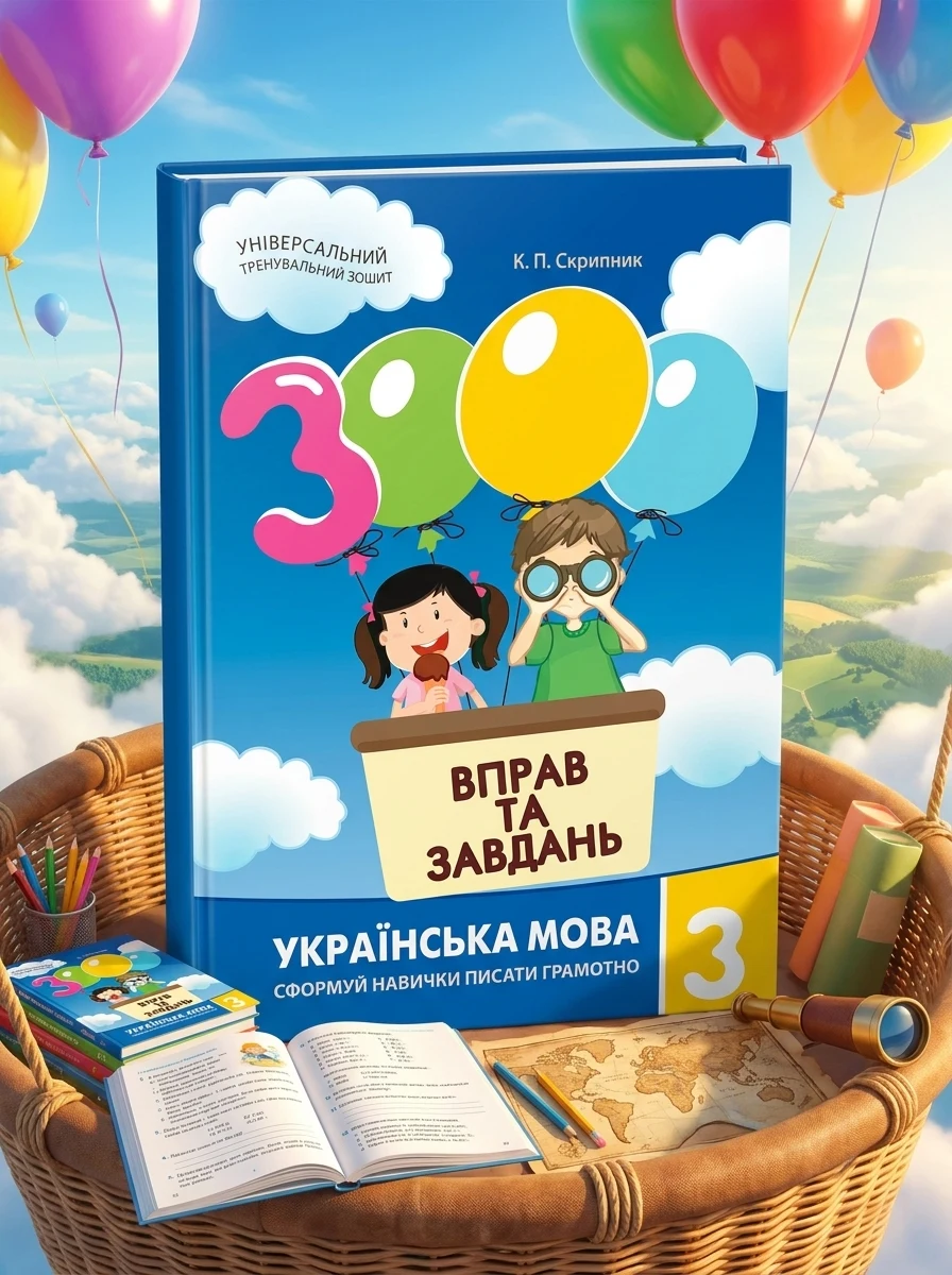 3000 вправ та завдань. Українська мова. 3 клас — фото 2