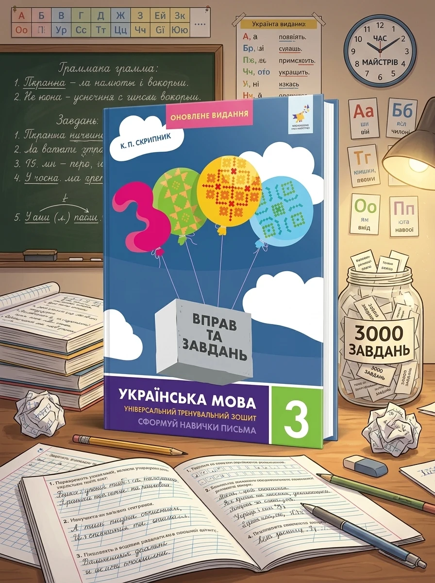 3000 вправ та завдань. Українська мова. 3 клас. Оновлене — Вивчення мов