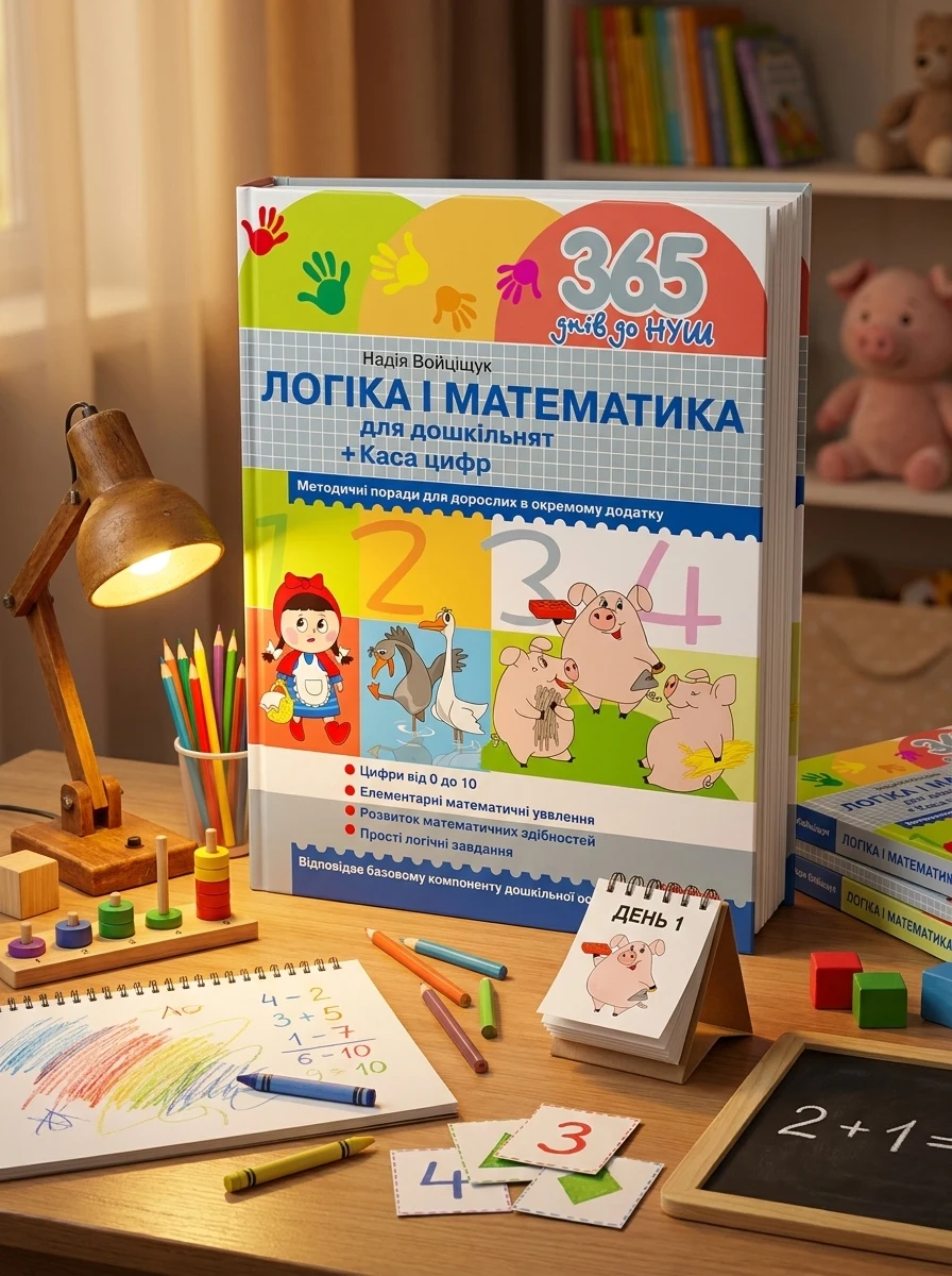 365 днів до НУШ. Логіка і математика для дошкільнят