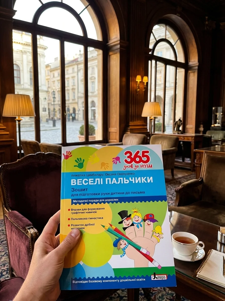 365 днів до НУШ. Веселі пальчики. Зошит для підготовки руки дитини до письма — фото 2