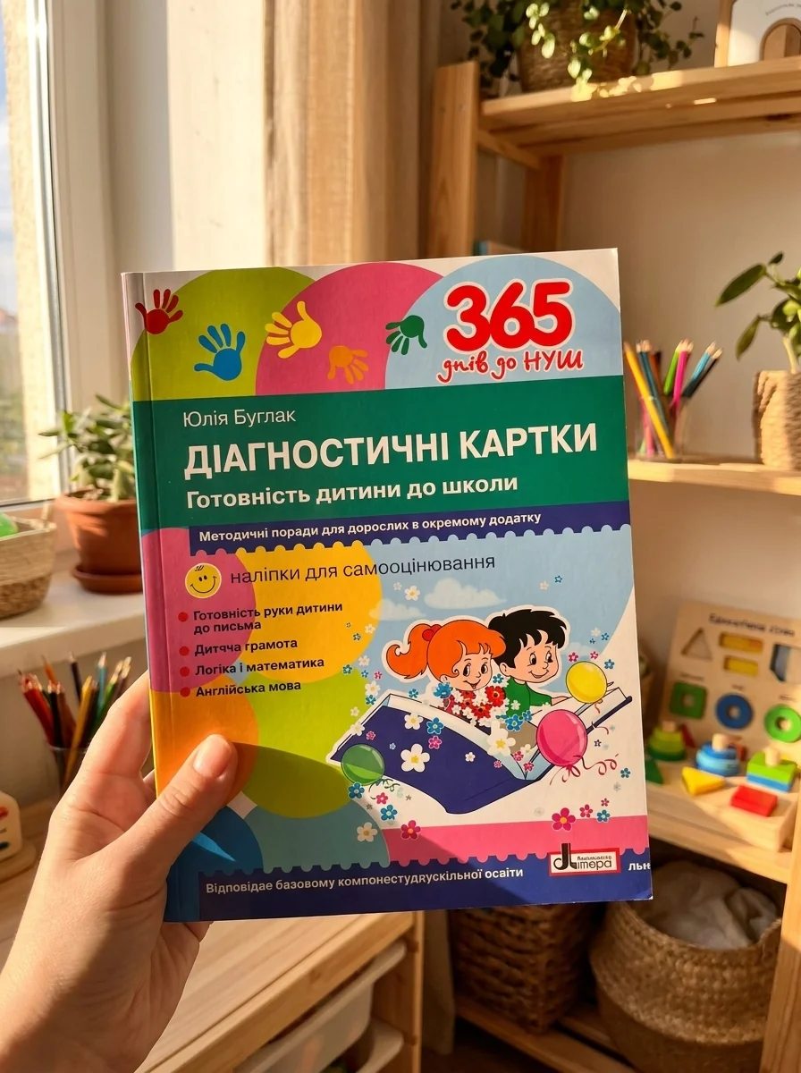 366 днів до НУШ. Діагностичні картки. Готовність дитини до школи — Розвивальні книги