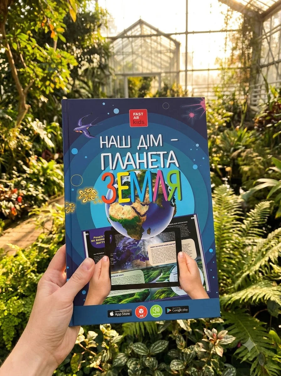 3D книга "Наш дім - Планета Земля" з доповненою реальністю — фото 2