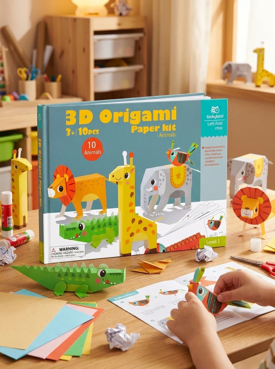 3D оригамі TookyLand Дикі тварини (LT032)