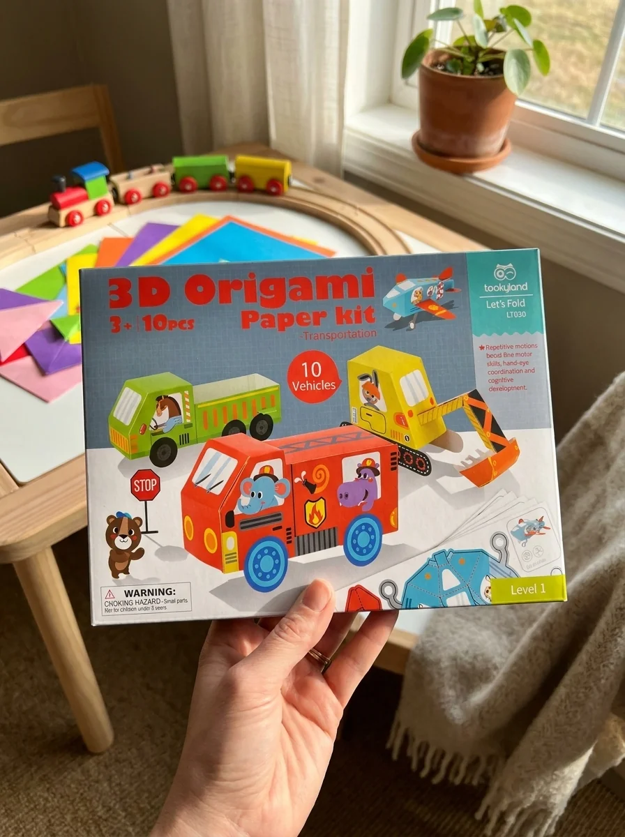 3D оригамі TookyLand Транспорт (LT030), обкладинка