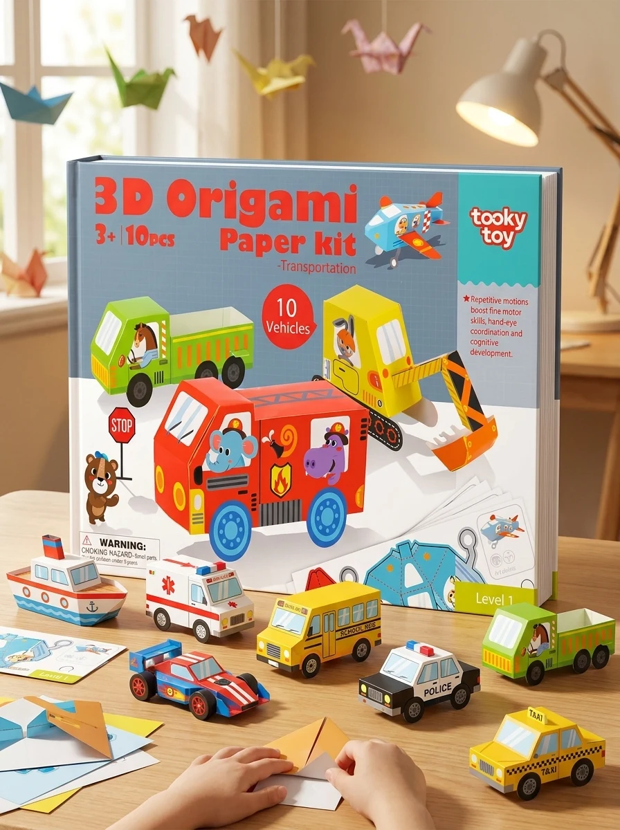 3D оригамі TookyLand Транспорт (LT030)