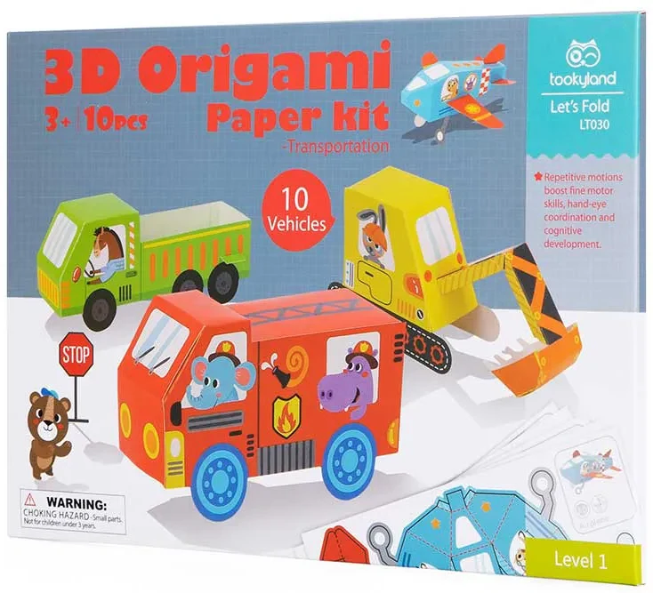 3D оригамі TookyLand Транспорт (LT030)