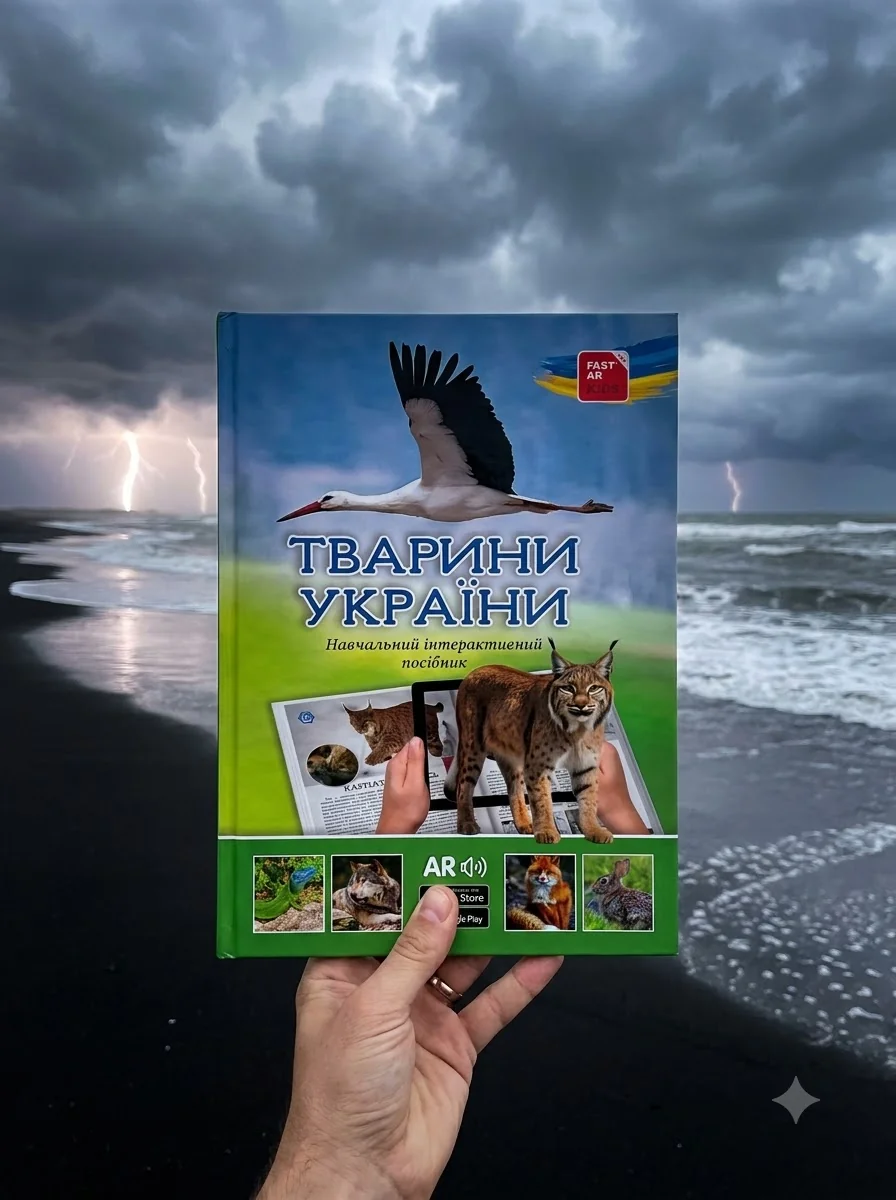4D Книга Тварини України — Дитяча література
